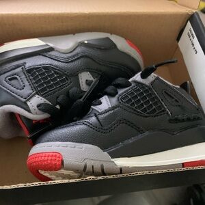 Jordan Kids Black and Gray Sneakers